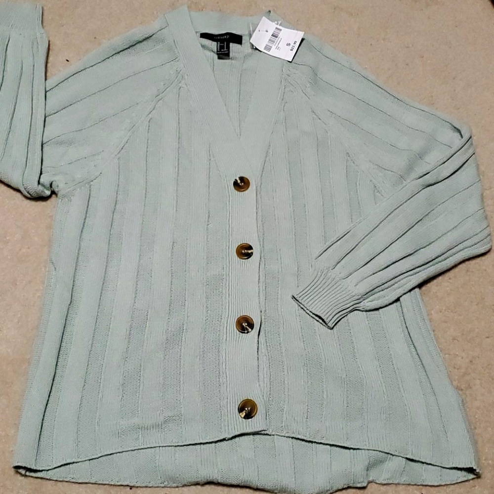 Forever 21 mint green sweater